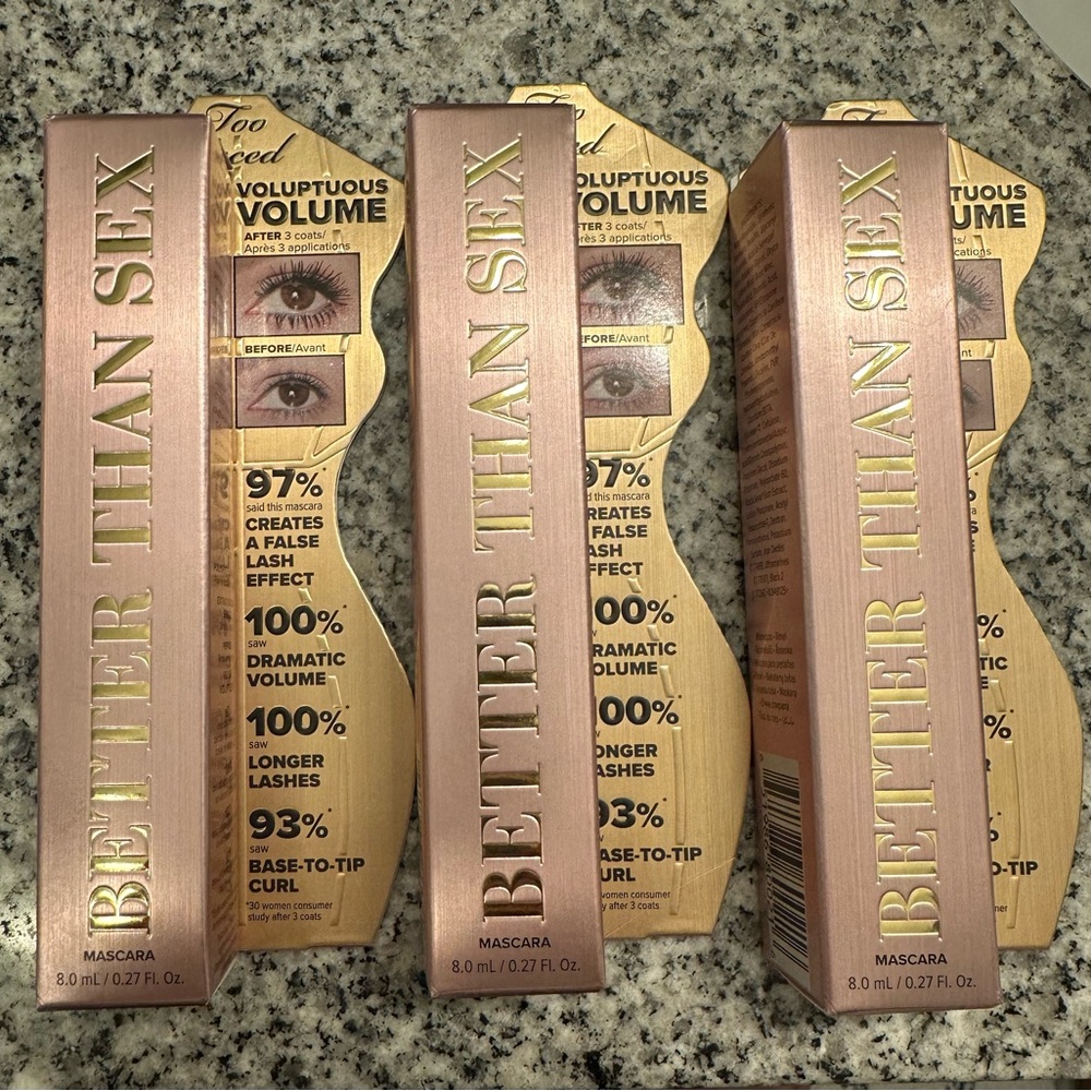 Too Faced Better than Sex mascara - brand new